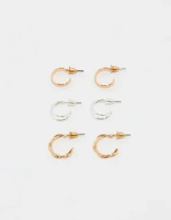 Lot de 3 Paires de Créoles^Tally Weijl Online
