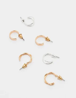 Lot de 3 Paires de Créoles^Tally Weijl Online