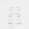 Lot de 3 Paires de Créoles es^Tally Weijl Clearance