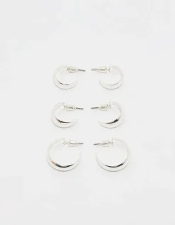 Lot de 3 Paires de Créoles es^Tally Weijl Clearance