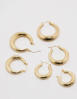 Lot de 3 Paires de Créoles Larges^Tally Weijl Outlet