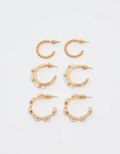 Lot de 3 petites Créoles^Tally Weijl Sale