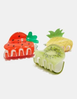 Lot de 3 Pinces à Cheveux en forme de Fruits^Tally Weijl New
