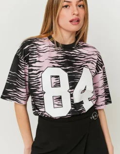Maillot de Foot Oversize Imprimé Zèbre^Tally Weijl New