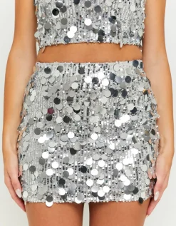 Mini Jupe e avec Grands Sequins^Tally Weijl Online