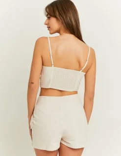 Mini Jupe Toucher Lin à Volants^Tally Weijl Online