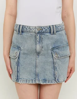 Mini Jupe en Jean avec Poches Cargo^Tally Weijl Clearance