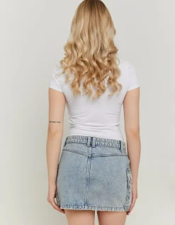 Mini Jupe en Jean avec Poches Cargo^Tally Weijl Clearance