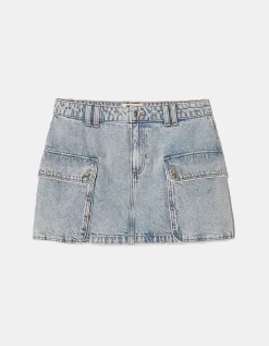 Mini Jupe en Jean avec Poches Cargo^Tally Weijl Clearance