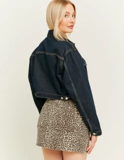 Mini Jupe en Jean Imprimé Léopard^Tally Weijl Discount