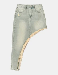 Mini Jupe en Jean Ourlet Destroy^Tally Weijl Clearance