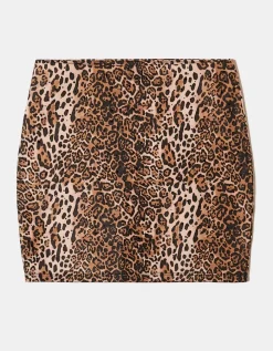 Mini Jupe Léopard avec Strass Noirs^Tally Weijl Best