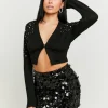 Mini Jupe e avec Grands Sequins^Tally Weijl Sale