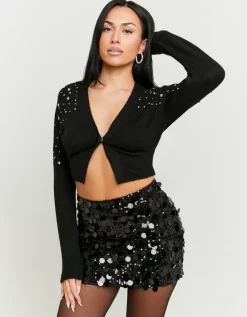 Mini Jupe e avec Grands Sequins^Tally Weijl Sale