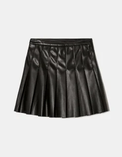 Mini Jupe e Plissée en Similicuir^Tally Weijl Sale