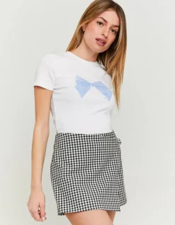 Mini Jupe-Short à Imprimé Vichy^Tally Weijl New