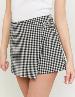 Mini Jupe-Short à Imprimé Vichy^Tally Weijl New