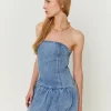 Mini Robe Ballon en Denim^Tally Weijl Outlet