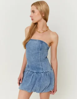 Mini Robe Ballon en Denim^Tally Weijl Outlet