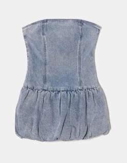 Mini Robe Ballon en Denim^Tally Weijl Outlet