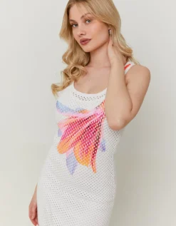 Mini Robe Florale en Crochet^Tally Weijl Clearance