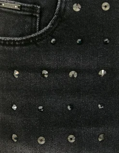 Mini-Jupe en Denim avec Strass^Tally Weijl Sale