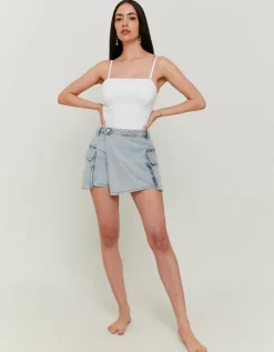 Mini-Jupe en Denim Cargo Portefeuille^Tally Weijl Best