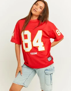 Oversize T-Shirt de Football^Tally Weijl Fashion