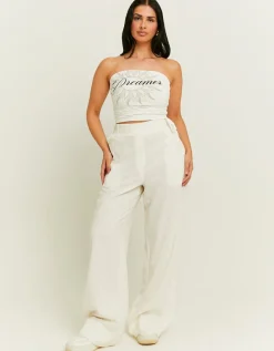 Pantalon Wide Leg Toucher Lin^Tally Weijl Hot