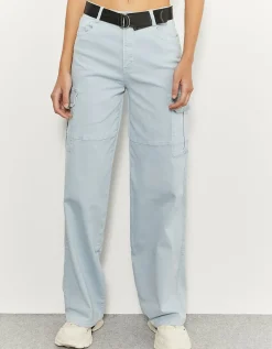Pantalon Cargo Jambe Large à Ceinture^Tally Weijl Hot