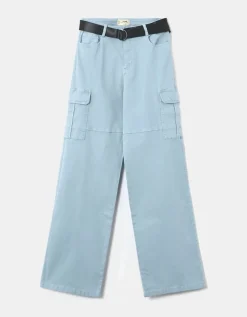 Pantalon Cargo Jambe Large à Ceinture^Tally Weijl Hot
