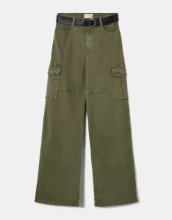 Pantalon Cargo Jambe Large à Ceinture^Tally Weijl New