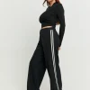 Pantalon de Tailleur Wide Leg avec Bandes Latérales^Tally Weijl Online