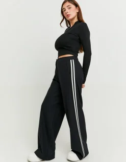 Pantalon de Tailleur Wide Leg avec Bandes Latérales^Tally Weijl Online
