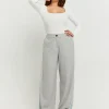 Pantalon de Tailleur Wide Leg avec Bandes Latérales^Tally Weijl Clearance