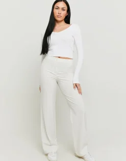 Pantalon Droit Taille Mi-Haute^Tally Weijl Hot