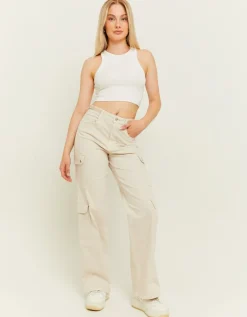 Pantalon Wide Leg Cassé Taille Haute^Tally Weijl Outlet