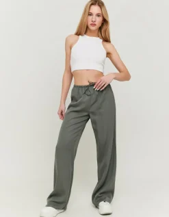 Pantalon Wide Leg avec Cordon de Serrage^Tally Weijl Online