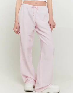 Pantalon Wide Leg Rayé en Lin^Tally Weijl Sale