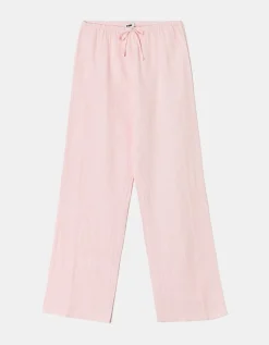 Pantalon Wide Leg Rayé en Lin^Tally Weijl Sale