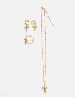 Parure Boucles d'Oreilles, Collier et Bague^Tally Weijl Sale