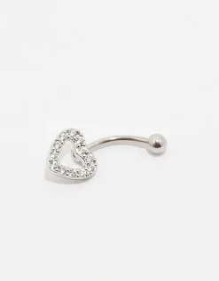 Piercing en forme de Cœur avec Strass^Tally Weijl Sale