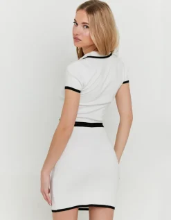 Polo en Maille avec Ourlets Contrastés^Tally Weijl Discount
