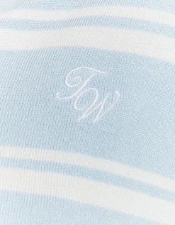 Pull Court Rayé avec Col Polo^Tally Weijl Outlet