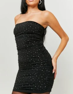 Robe Courte Ajustée e avec Strass^Tally Weijl Online