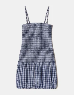 Robe Courte Bleue Imprimé Vichy^Tally Weijl Fashion