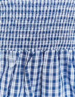 Robe Courte Bleue Imprimé Vichy^Tally Weijl Fashion