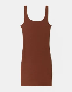 Robe Courte Brune Moulante^Tally Weijl Clearance