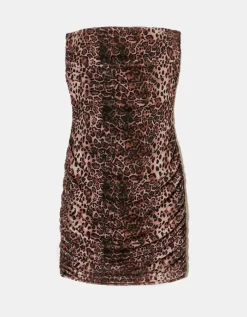Robe Courte Imprimée Léopard avec Strass^Tally Weijl New