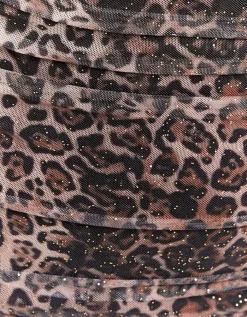 Robe Courte Imprimée Léopard avec Strass^Tally Weijl New